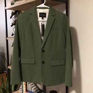 NWT Banana Republic Long and Lean Blazer in Olive